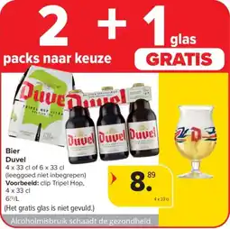 Carrefour Market Bier Duvel aanbieding