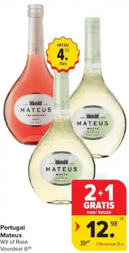 Carrefour Market Portugal Mateus aanbieding