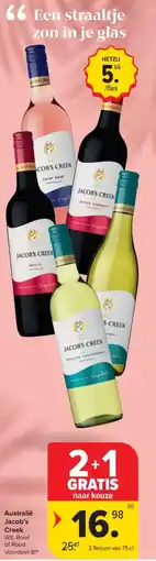 Carrefour Market Australië Jacob's Creek aanbieding