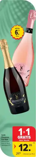 Carrefour Market Italië Prosecco For Due aanbieding