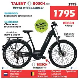 iTEK Talent Bosch SDIO Bosch middenmotor aanbieding
