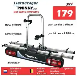 Fietsdrager Twinny Load Met Swing Koppeling