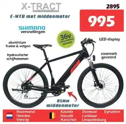 iTEK X-Tract E-MTB met middenmotor aanbieding