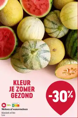 Delhaize Meloen of watermeloen aanbieding