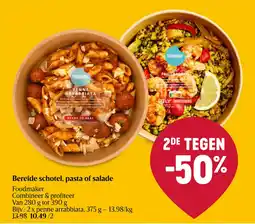 Delhaize Bereide schotel, pasta of salade aanbieding