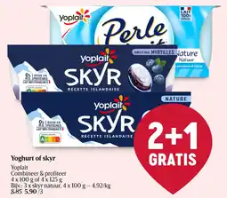 Delhaize Yoghurt of skyr aanbieding