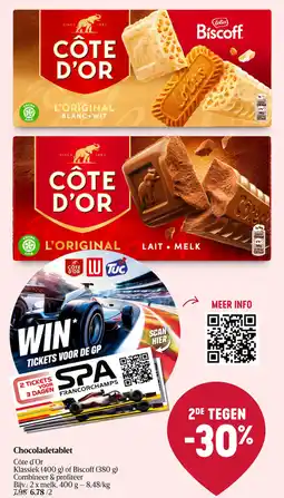 Delhaize Chocoladetablet aanbieding