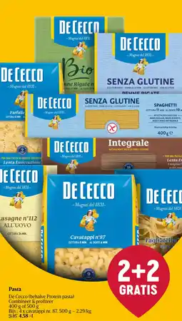 Delhaize Pasta aanbieding