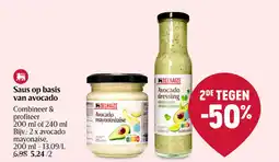 Delhaize Saus op basis van avocado aanbieding
