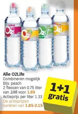 Albert Heijn Alle O2Life aanbieding