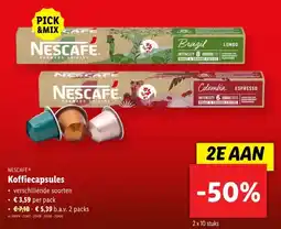 Lidl Koffiecapsules aanbieding