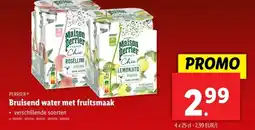 Lidl Bruisend water met fruitsmaak aanbieding