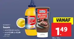 Lidl Sauzen aanbieding