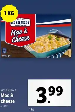 Lidl Mac & cheese aanbieding
