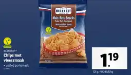 Lidl Chips met vleessmaak aanbieding