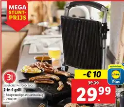 Lidl 2-in-1 grill aanbieding
