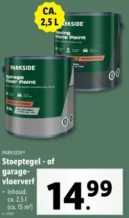 Lidl Stoeptegel - of garage- vloerverf aanbieding