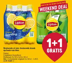 Delhaize Bruisende of niet-bruisende drank op basis van thee aanbieding