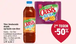 Delhaize Niet bruisende drank op basis van thee aanbieding