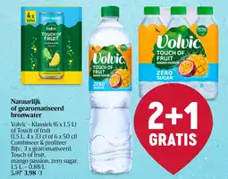 Delhaize Natuurlijk of gearomatiseerd bronwater aanbieding