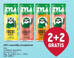 Delhaize 100% natuurlijke energiedrank aanbieding