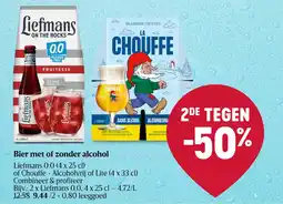 Delhaize Bier met of zonder alcohol aanbieding