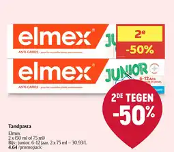 Delhaize Tandpasta aanbieding