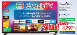 Eldi Smart google ultra HD LE-55VA1 aanbieding