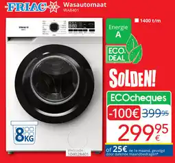 Eldi Friac Wasautomaat aanbieding