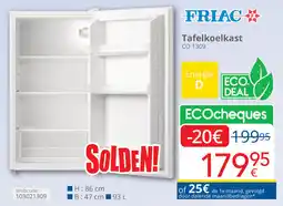 Eldi Friac Tafelkoelkast CO 1309 aanbieding