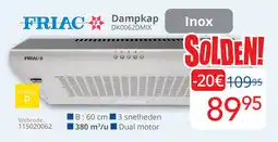 Eldi Friac Dampkap DK0062DMIX aanbieding