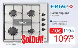Eldi Friac Gaskookplaat IGK55801X aanbieding