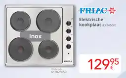 Eldi Friac Elektrische kookplaat IEK56501X aanbieding