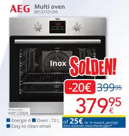 Eldi AEG Multi oven BES33101ZM aanbieding