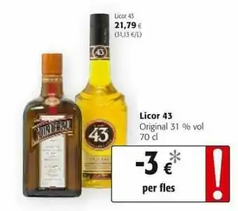 Colruyt Licor 43 original aanbieding