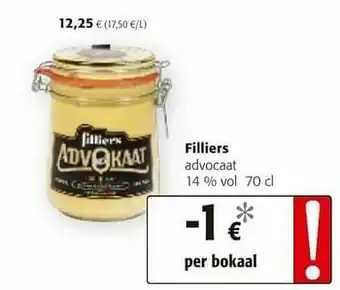 Colruyt Filliers advocaat aanbieding