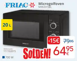 Eldi Friac Microgolfoven MIW2015BL aanbieding