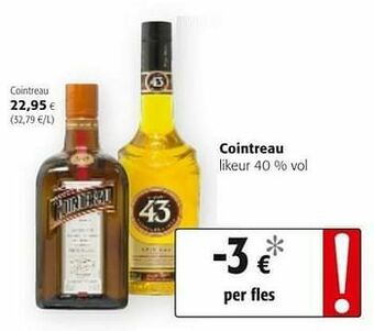 Colruyt Cointreau likeur aanbieding