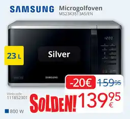 Eldi Samsung Microgolfoven MS23K3513AS/EN aanbieding