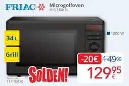 Eldi Friac Mcrogolfoven MIG 3450 BL aanbieding