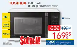 Eldi Toshiba Full combi microgolfoven MW3-AC26SF aanbieding