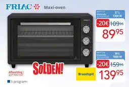 Eldi Friac Maxi oven MO1137 aanbieding