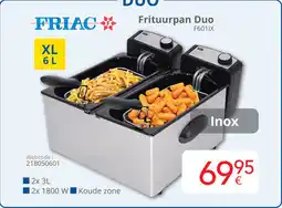 Eldi Friac Frituurpan Duo F601IX aanbieding