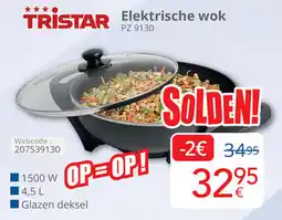 Eldi Tristar Elektrische wok PZ 9130 aanbieding