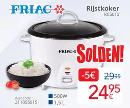 Eldi Friac Rijstkoker RC5015 aanbieding