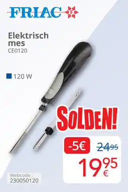 Eldi Friac mes CE0120 aanbieding