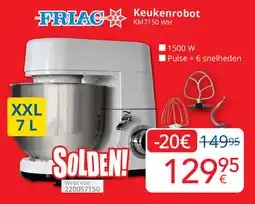 Eldi Friac Keukenrobot KM7150 WH aanbieding