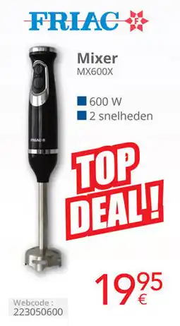 Eldi Friac Mixer MX600X aanbieding