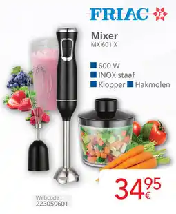 Eldi Friac Mixer MX 601 X aanbieding