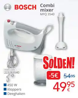 Eldi Bosch Combi mixer MFQ 3540 aanbieding